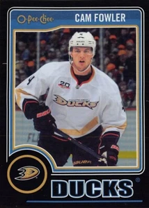 2014-15 O-Pee-Chee Black Rainbow #108 Cam Fowler /100 - Picture 1 of 2