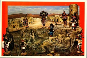 Vintage Postcard Native American Replica of Hopi Indian Village Arizona AZ  - Picture 1 of 4