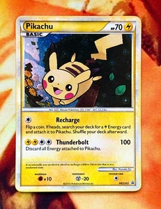 POKEMON • Pikachu HOLO CARD HGSS BLACK STAR PROMO 03  HGSS03 NM - Picture 1 of 2