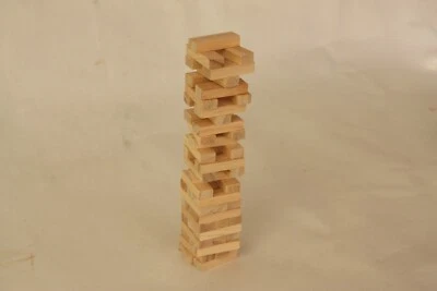 Jenga Mini - Classic Wood Block Strategy Game - Image 1 of 4