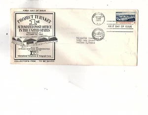 US stamp  FDC #1164 ITT 1960 Providence RI Automated Post Office PO  (mb14 - Picture 1 of 1