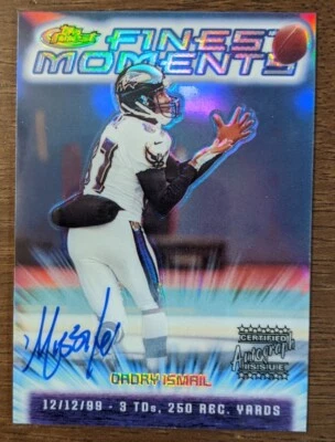 2000 FINEST MOMENTS REFRACTOR AUTOGRAPH #FM24 QADRY ISMAIL AUTO  - Image 1 of 2