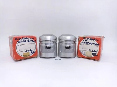 Kit de anillo de pistón Honda CB125K K3 K5 CL125A SS125 tamaño 1,00 par NOS Japón Foto 1 de 4