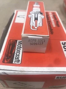 10 NEW GENUINE FORD MOTORCRAFT/SPARK/PLUGS/SIERRA/SAPPHIRE/1.6/1.8/CVH/AGPR32C1 - Picture 1 of 2
