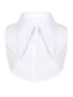 Women Shirt Fake Collar Detachable Lapel Dickey Half Tops Blouse Bib Adjustable