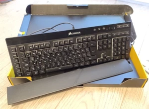 Corsair K55 RGB Gaming-Tastatur, Deutsch - Schwarz (CH-9206015-DE) - Bild 1 von 10