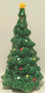 Vintage Weihnachtsbaum weiß / Avon Keramik handbemalt - Bild 1 von 4