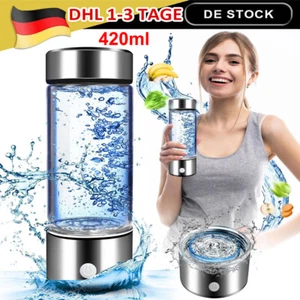 420ml Wasserstoff Reiche Alkalische Wasser Ionisator Generator Flasche Tasse DE - Bild 1 von 24