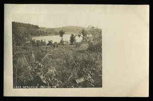 1904 RPPC, Lake Nepahwin, molino de viento, Cantón, Pensilvania - Imagen 1 de 2