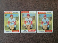 (3) 1974 Topps Baseball Bob Boone #131 - Philadelphia Phillies Legend #1
