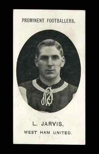 Taddy - 'Prominent Footballers (Grapnel 1908-9)' L. Jarvis (West Ham) - Picture 1 of 2