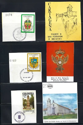 MARCOFILIA,- CARTAGENA.- POPAYAN.- OCANA.-CUCUTA.- SOGAMOSO.- BARRANQUILLA-  COL - Image 1 of 2