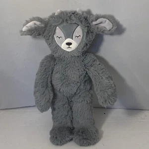 12” Slumberkins Snuggler Ibex Plush Lovey Slate Silken Silky SOFT Stuffed Animal - Picture 1 of 5