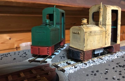 MODELLBAU KAUSSEN Deutz OMZ Feldbahn Spur 1f Fertigmodell mit Fahrwerk