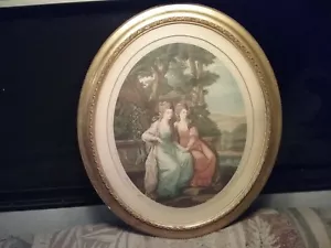 Angelica Kauffman Antique Hand Colored Engraving Print - Picture 1 of 6