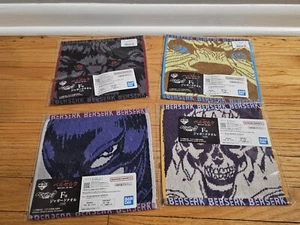 Ichiban Kuji Berserk 2024 F Prize Towel Set Of 4 Zodd Skull Knight US Seller - Picture 1 of 2