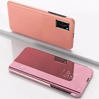 Handy Hülle für Huawei P40 Clear View Case Flip Cover Case Schutz Hülle Tasche - Bild 1 von 4