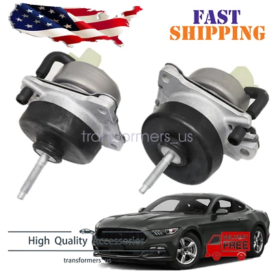 For Ford Mustang 2.3L 2015-2022 FR3Z6038H NEW L & R Engine Motor Mount Kits - Image 1 of 4