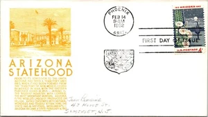 FDC 1962 SC #1192 Yellow Anderson Cachet - Phoenix AZ - Single - J5770 - Picture 1 of 2