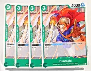 OP01-034 Inuarashi (C) Romance Dawn One Piece CCG x4 Playset *Pre-Errata - Foto 1 di 1