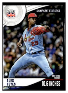 2022 Topps UK Edition #SS-19 Alex Reyes Significant Statistics Cardinals - Picture 1 of 2