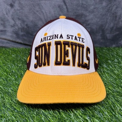 Arizona State Sun Devils NCAA Zephyr Hat Cap Snapback Adjustable Maroon Baseball - Image 1 of 4
