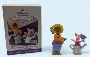 Garden of Piglet & Winnie the Pooh 1998 Hallmark Ornament - Picture 1 of 3