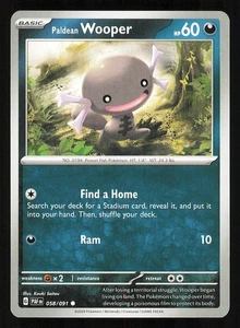 Paldean Wooper 058/091 Regular Near Mint Pokemon TCG S&V Paldean Fates PAF - Picture 1 of 1