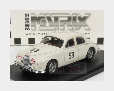 1:43 MATRIX Jaguar Mkii 3.4 Litre #53 Siverstone Int.Trophy 1959 MXR41001-032 - Immagine 1 di 2