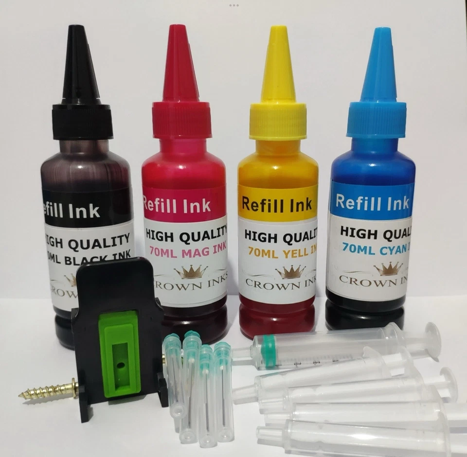 Ink Refill Kit for Canon Pixma Printers 540 541 & XL Ink Cartridges - Image 1 of 1