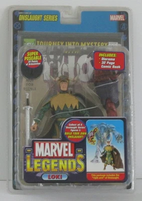 Loki (Marvel Legends Series 13-Onslaught) VARIANTE Toy Biz {Generaciones} Foto 1 de 2