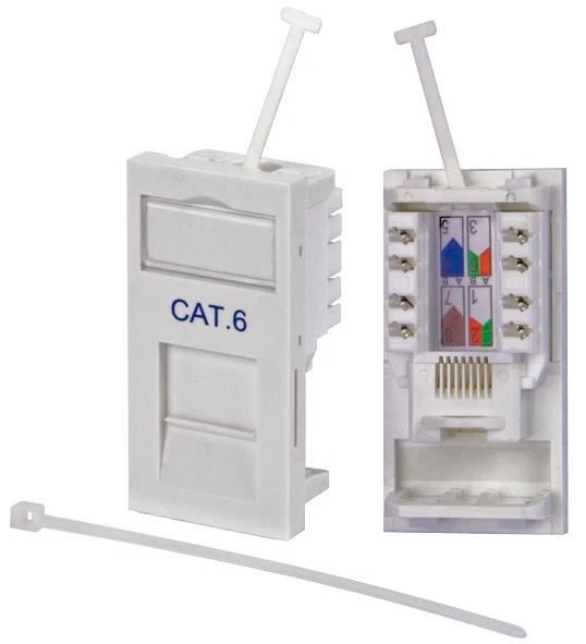 HiLo - Modul Snap-In RJ45 Cat6 25 x 50mm - Image 1 of 1