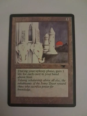 Ivory Tower MP Antiquities MTG Magic the Gathering - Image 1 of 4