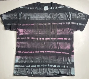 Vtg ENSENADA MEXICO VACATION SOUVENIR T-SHIRT SZ XL Single Stitch Y2K Black Tie - Picture 1 of 8