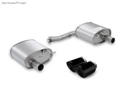 Escape deportivo dúplex Remus BMW Serie 6 E63 E64 645Ci 650Ci 2x102mm negro Foto 1 de 4