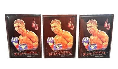 Lot 3x Gennady Golovkin 2016 Topps Allen & Ginter X RC Rookie #119 GGG Boxing L2 - Image 1 of 4
