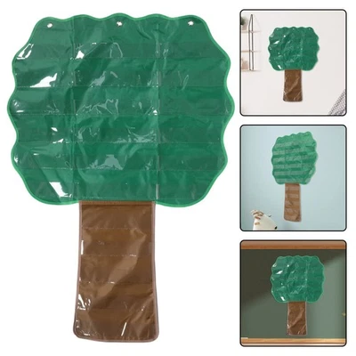 Tree-shaped Classroom Card Bag Pocket Chart for Bulletin Board Supplies - Image 1 of 4