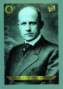 Charles William Post 2024 Pieces of the Past 1800s Edition Card - Picture 1 of 4