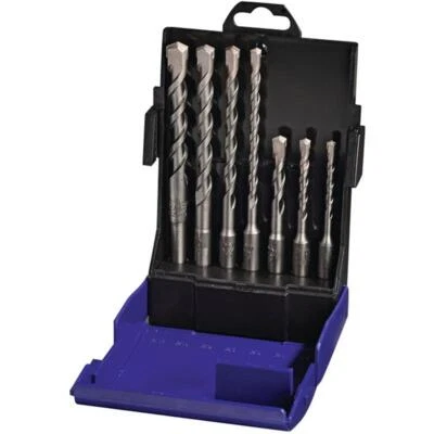 PROMAT SDS-Plus Hammerbohrer Satz Set 5-12 mm Beton- & Steinbohrer, 7 tlig