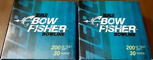 2 Zebco Bowfisher Bowline #200 LB 30 YDS Fishing Line LIME GREEN - Picture 1 of 5