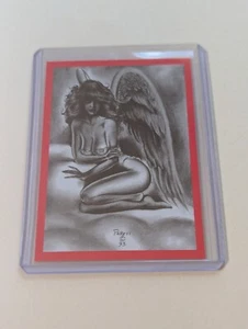 1993 Vampires and Vixens by Don Paresi Collector Trading Card #22 Soft And Sexy - Picture 1 of 2