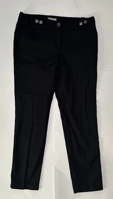 Burberry Brit Trousers Pants Women’s 8 Black Slacks Stretch Work Office Dress - Image 1 of 4