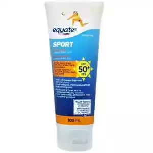 Equate Sport Sunscreen Lotion SPF 50+, 100 mL FRESH STOCK, LONG EXPIRY - Picture 1 of 3
