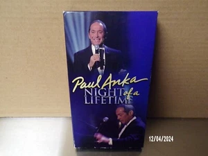 Paul Anka Night of a Lifetime Live VHS Tape. NM - Picture 1 of 3