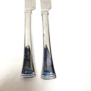 Lenox Portola Edelstahl 2 Abendessen Butter Messer 18/10 glänzend Besteck Ersatz - Bild 1 von 7