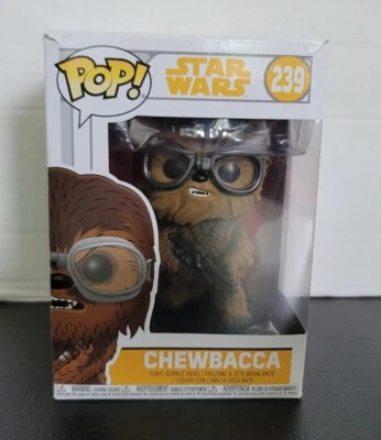 Pop! Star Wars: Chewbacca con gafas | Figura de vinilo | #239 | Cabeza de Bobble | Foto 1 de 4