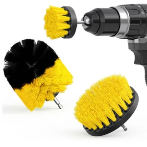 3Pcs Electric Drill Soft Brush For Carpet Leather&Upholstery Cleaning Attachment - Picture 1 of 7