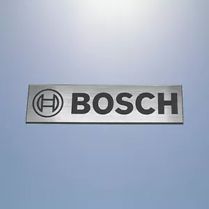BOSCH 80x20mm badge emblem ASK logo decal sticker plate aufkleber - Picture 1 of 2