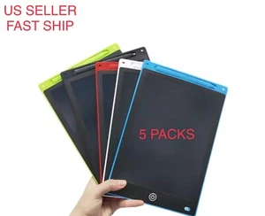 SET 5 LCD Schreibtablett E-Writer Zeichnung Memo Nachricht Schreibbrett 8,5 Zoll - Bild 1 von 12