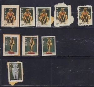 PERU 1993 SELF-ADHESIVE USED LOT SC# 1062, 1056-1057 - Picture 1 of 1